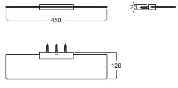 Kệ kính dưới gương Roca Hotels A817593C40