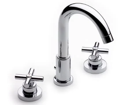 Vòi Chậu Rửa Mặt Nóng Lạnh Thân Cao 3 Lỗ Roca loft Z5A4443C0N