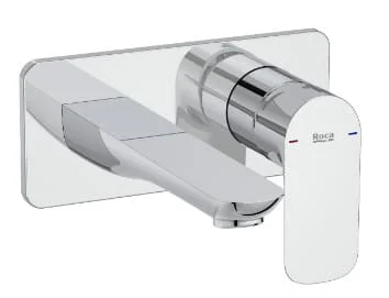 Vòi chậu rửa mặt nóng lạnh âm tường Roca Atlas A5A356EC00 A525220603