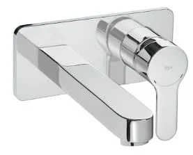 Vòi chậu rửa mặt nóng lạnh âm tường Roca Atlas A5A3L09C00 A525220603