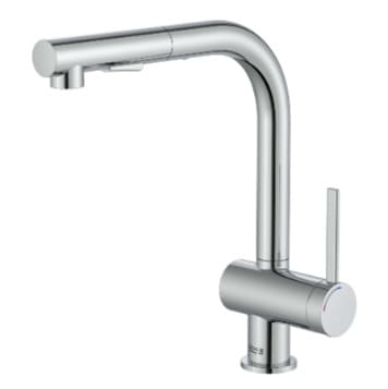 Vòi rửa bát nóng lạnh dây rút Roca Ona A5A851FC0N