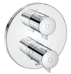 Bộ trộn sen âm nhiệt độ T 500 Roca A5A2K18C0N