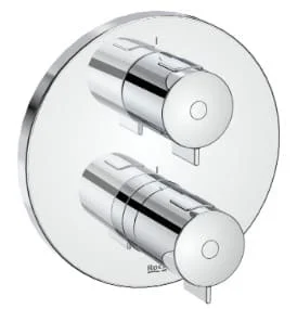 Bộ trộn sen âm nhiệt độ T 500 Roca A5A2K18C0N