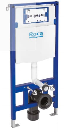 Két nước âm tường kèm khung Roca Duplo A8900700CE