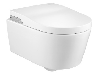 Thân bồn cầu đặt sàn nắp điện tử Roca Inspira A803070003