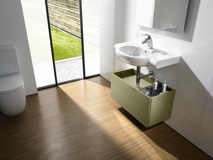 Chậu lavabo treo tường Tây Ban Nha Meridian Roca A327240000