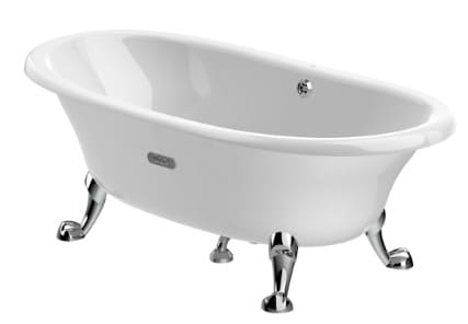 Bồn tắm đứng có chân cổ điển 1.7m Newcast Roca A233650007