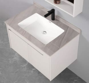 Bộ tủ chậu cao cấp đèn Led Mowoen MW2805-80PVC