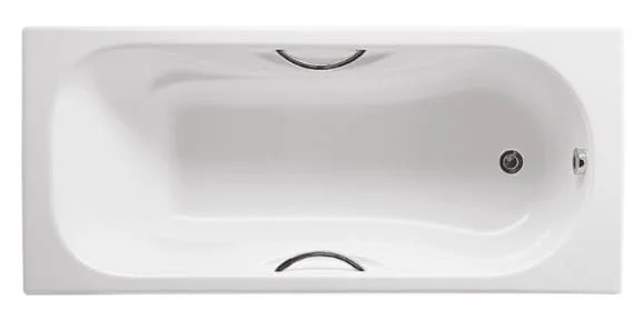 Bồn tắm xây gang đúc 1.7m có tay vịn Malibu Roca A230970001