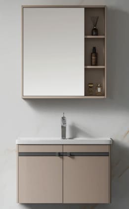 Bộ tủ chậu cao cấp đèn Led Mowoen MW2702-80 