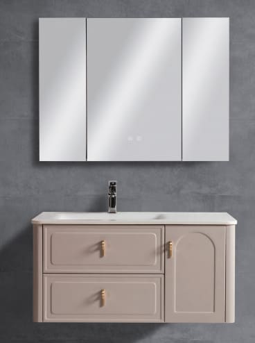 Bộ tủ chậu cao cấp đèn Led Mowoen MW2705-80