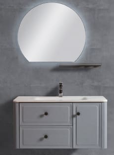 Bộ tủ chậu cao cấp đèn Led Mowoen MW2708-100