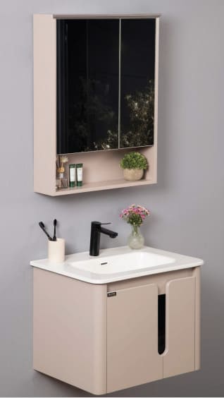 Bộ tủ chậu cao cấp đèn Led Mowoen MW2807-60