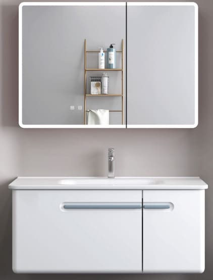 Bộ tủ chậu cao cấp đèn Led Mowoen MW6628-100