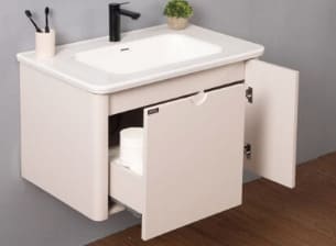 Bộ tủ chậu cao cấp đèn Led Mowoen MW2811-80