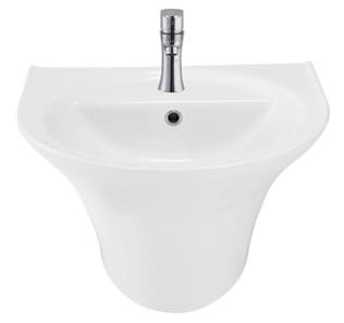 Chậu treo tường liền chân Hảo Cảnh HC C310