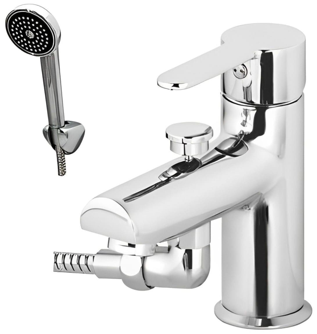 Hình ảnh: Vòi rửa lavabo 2 đường nóng lạnh liền sen Mirolin MK701A-H200