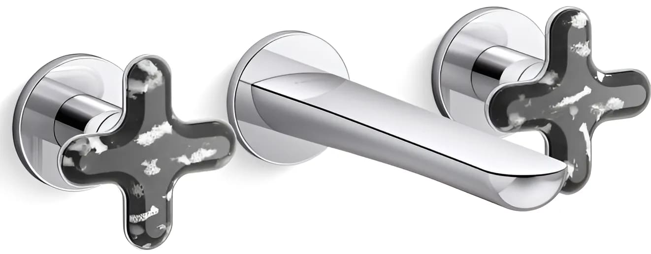 Vòi chậu rửa mặt nóng lạnh Kallista P32076-JST-CP