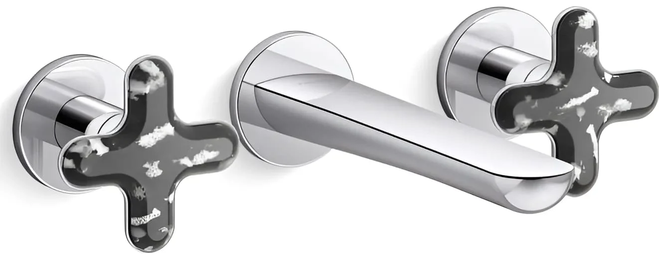 Vòi chậu rửa mặt nóng lạnh Kallista P32076-JST-CP