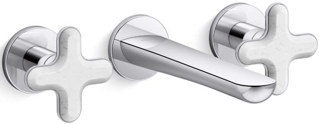 Vòi chậu rửa mặt nóng lạnh Kallista P32076-WC-CP