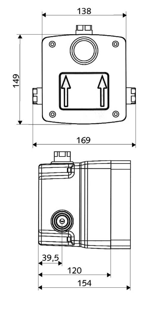 Bản vẽ kỹ thuật hộp sen tắm âm Masterbox Schell 018670099