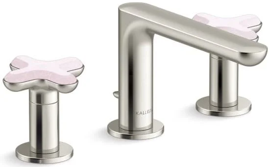 Vòi chậu rửa mặt nóng lạnh Kallista P32704-RST-SN