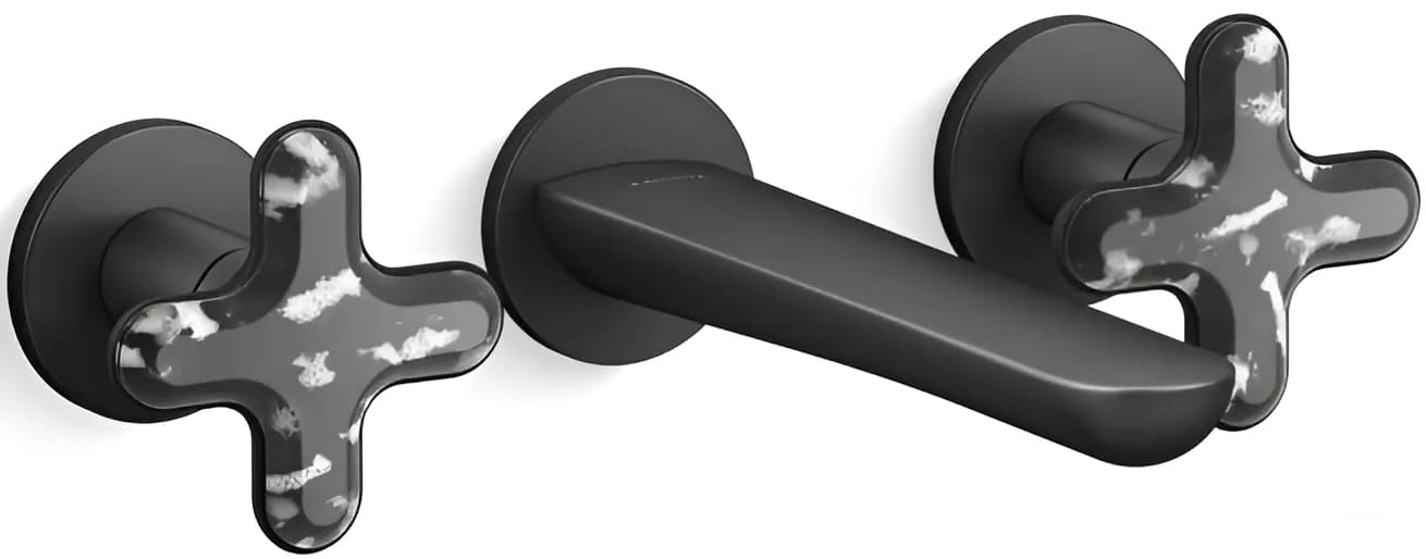 Vòi chậu rửa mặt nóng lạnh Kallista P32076-JST-BL