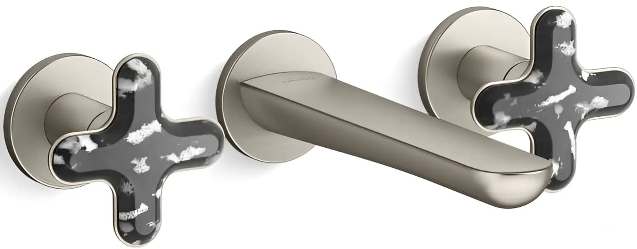 Vòi chậu rửa mặt nóng lạnh Kallista P32076-JST-BN