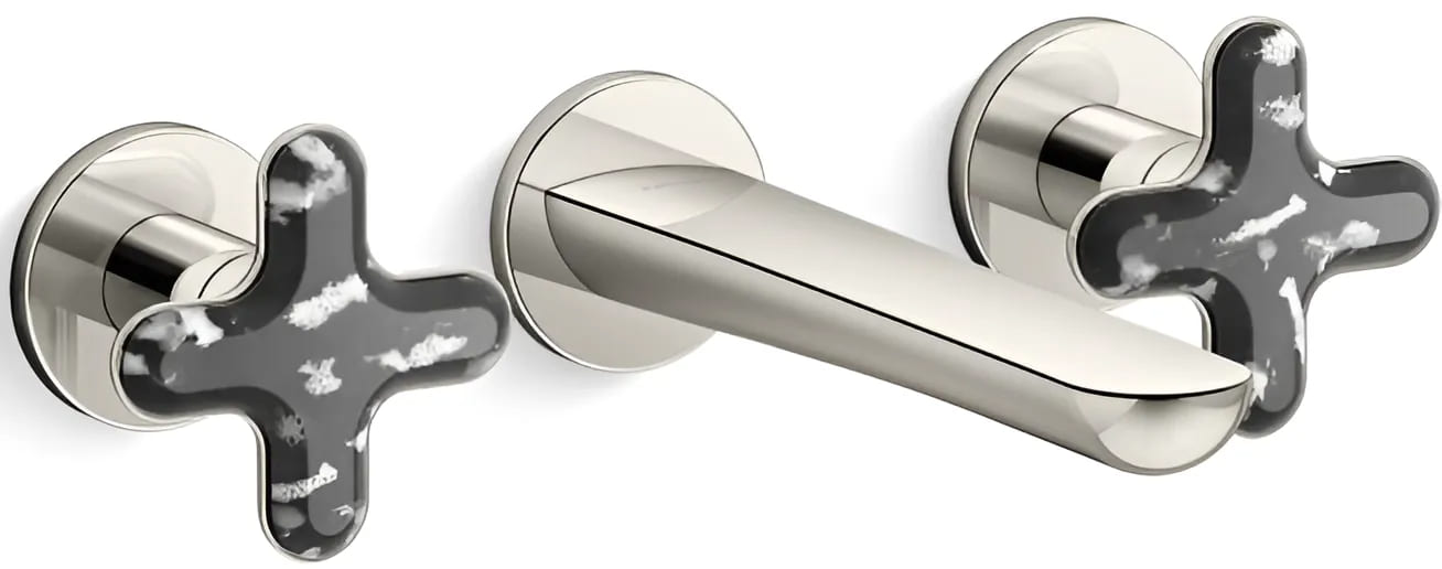 Vòi chậu rửa mặt nóng lạnh Kallista P32076-JST-SN