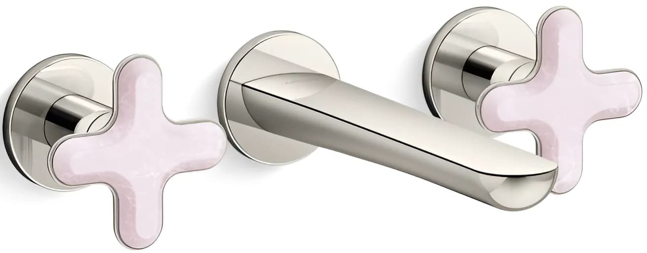 Vòi chậu rửa mặt nóng lạnh Kallista P32076-RST-SN