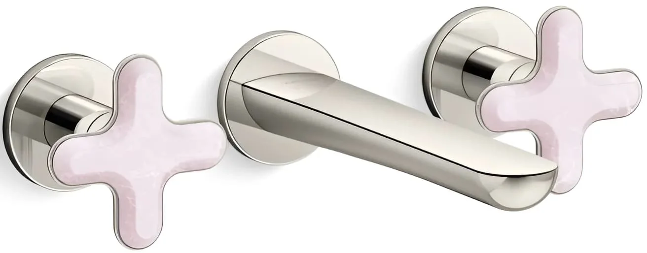 Vòi chậu rửa mặt nóng lạnh Kallista P32076-RST-SN