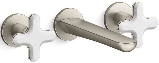 Vòi chậu rửa mặt nóng lạnh Kallista P32076-WC-BN