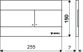 Bản vẽ kỹ thuật mặt nạ nút nhấn Đức Montus Place Schell 030782899