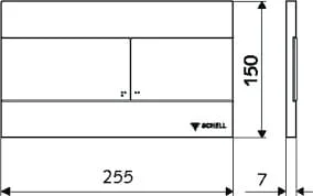 Bản vẽ kỹ thuật mặt nạ nút nhấn Đức Montus Place Schell 030782899