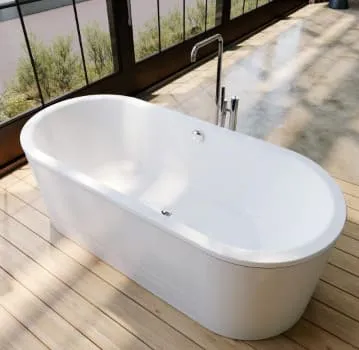 Bồn tắm chân yếm thép tráng men 1.7m KALDEWEI CLASSIC DUO OVAL 113-7
