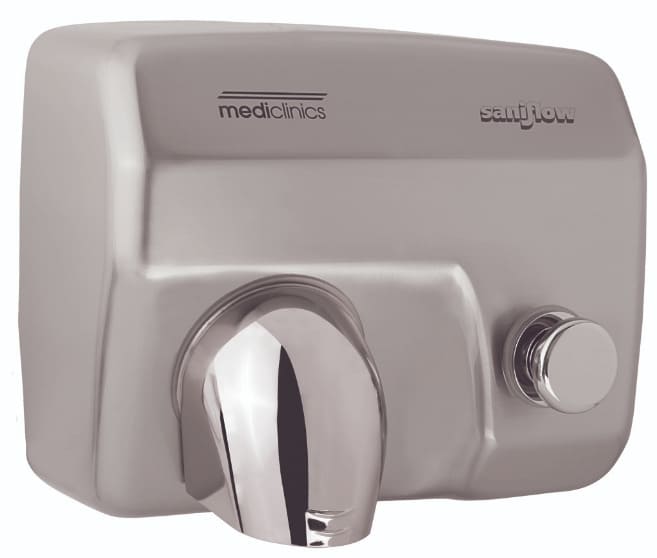 Máy sấy tay siêu tốc nút nhấn Saniflow Mediclinics E88CS