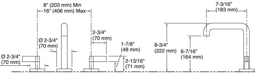 Bản vẽ vòi bồn nóng lạnh Kallista P21802-LV
