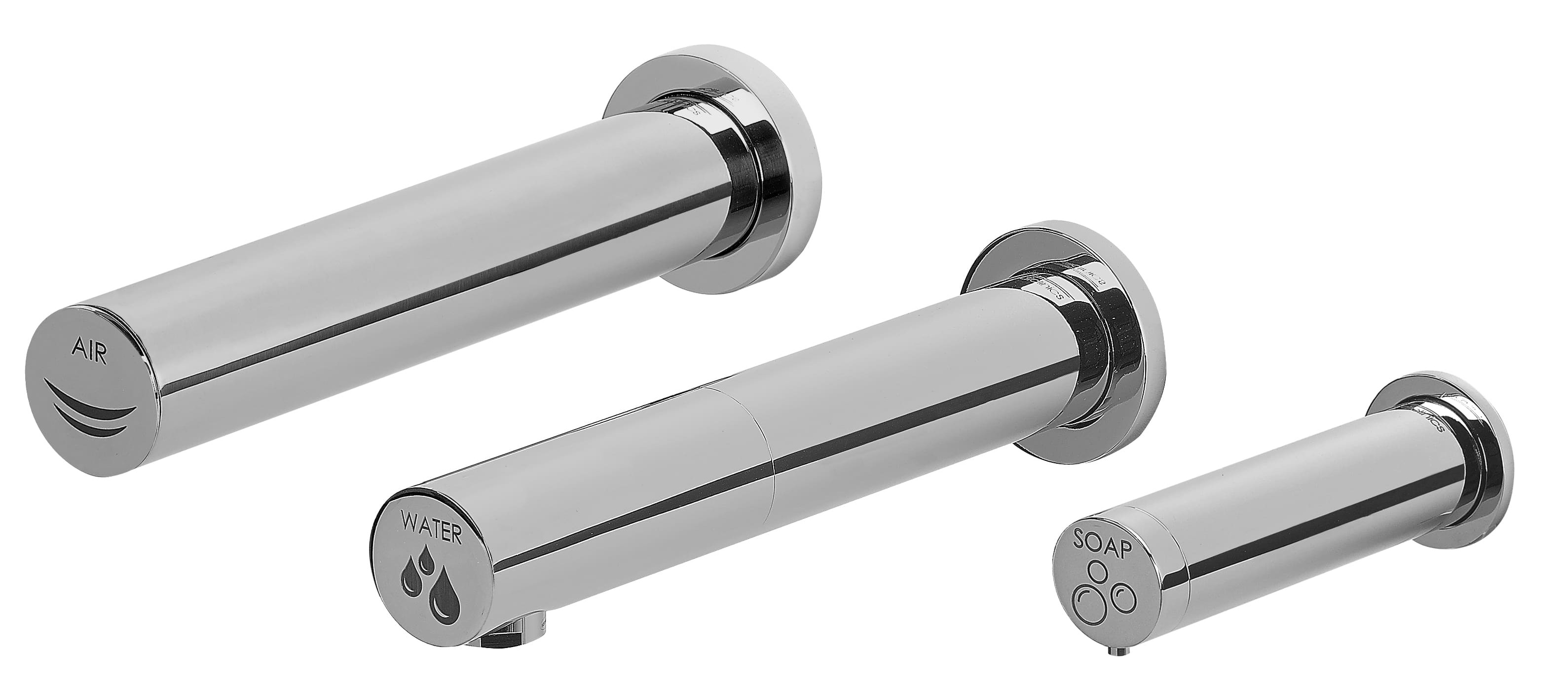 Máy sấy tay cảm biến kèm vòi nước hộp xà phòng Mediclinics UCM093A