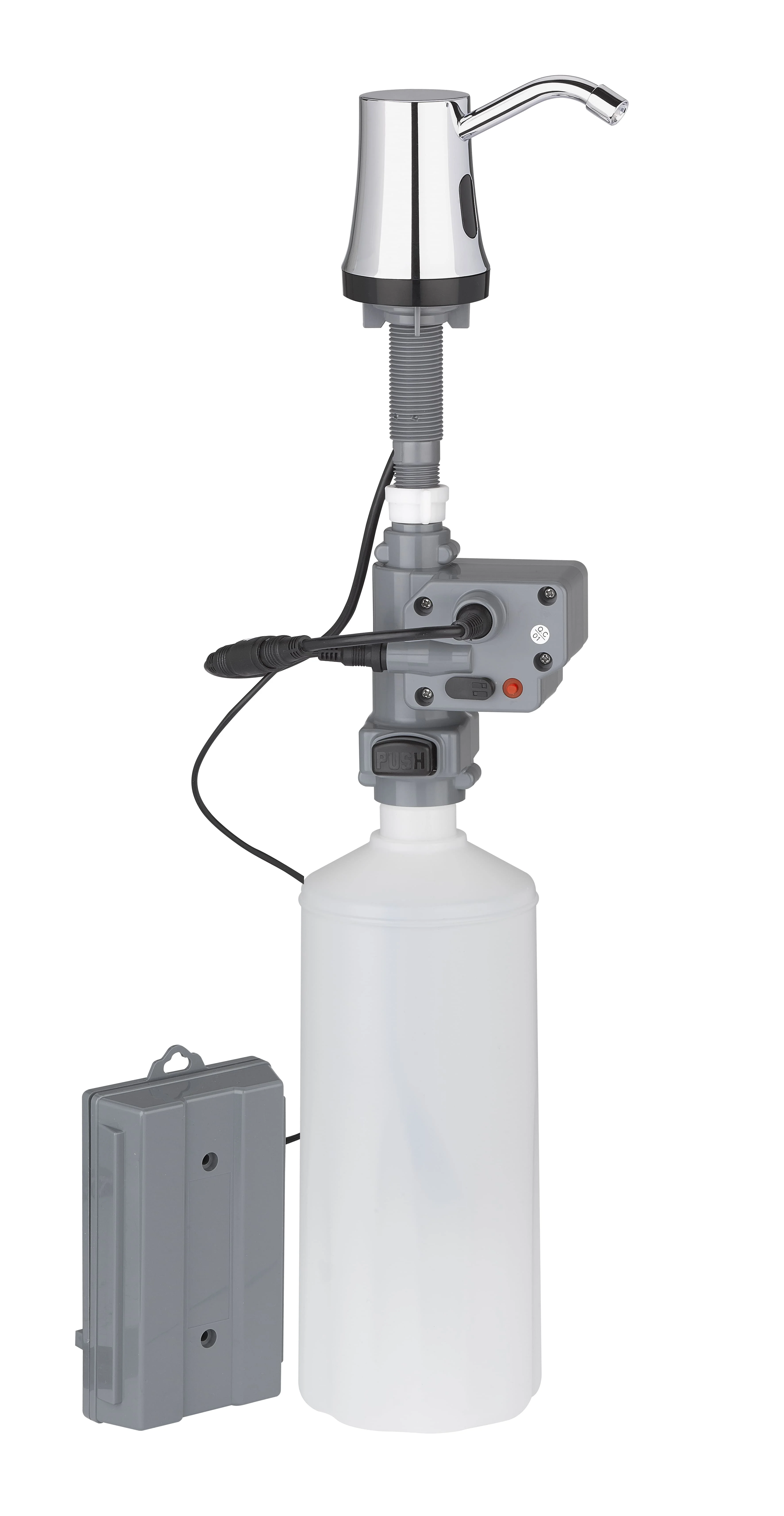 Hộp đựng xà phòng gắn trên mặt bàn tự động Mediclinics DJ0252AC
