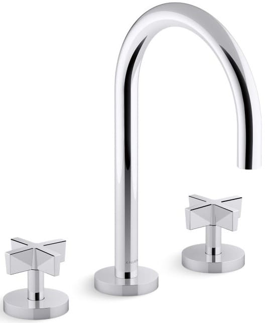 Vòi chậu rửa mặt nóng lạnh Kallista P24490-CR-CP