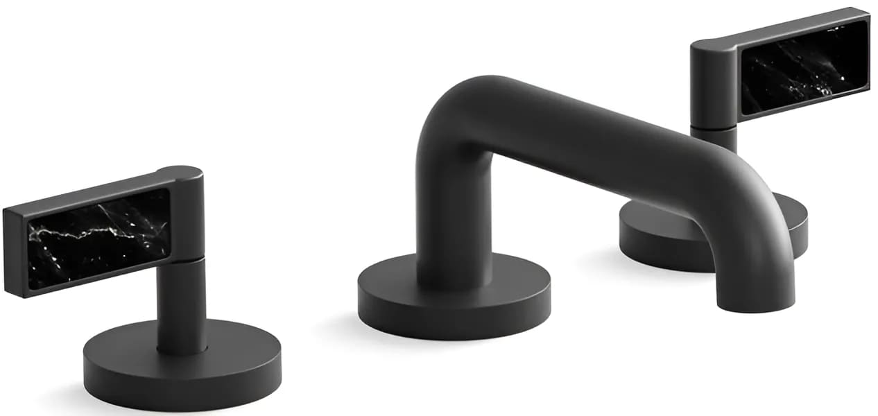 Vòi chậu rửa mặt nóng lạnh Kallista P24491-NM-BL