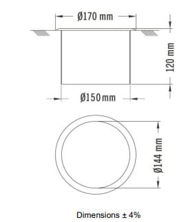 Bản vẽ kỹ thuật thùng đựng rác âm tường 5.4L Mediclinics PPE0035CS