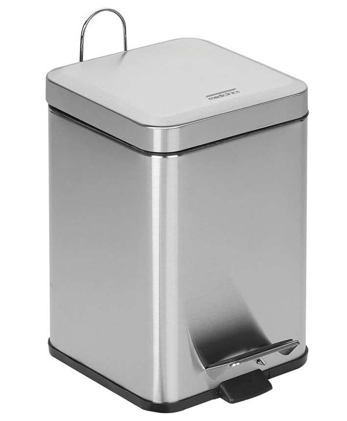 Thùng đựng rác vuông 12L Mediclinics PP1214CS