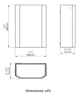 Bản vẽ kỹ thuật thùng đựng rác dạng mở 12L Mediclinics PPA2212CS