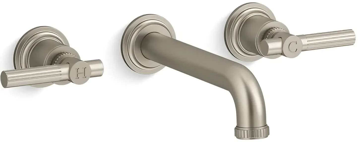 Vòi chậu rửa mặt nóng lạnh Kallista P21223-LV-BN