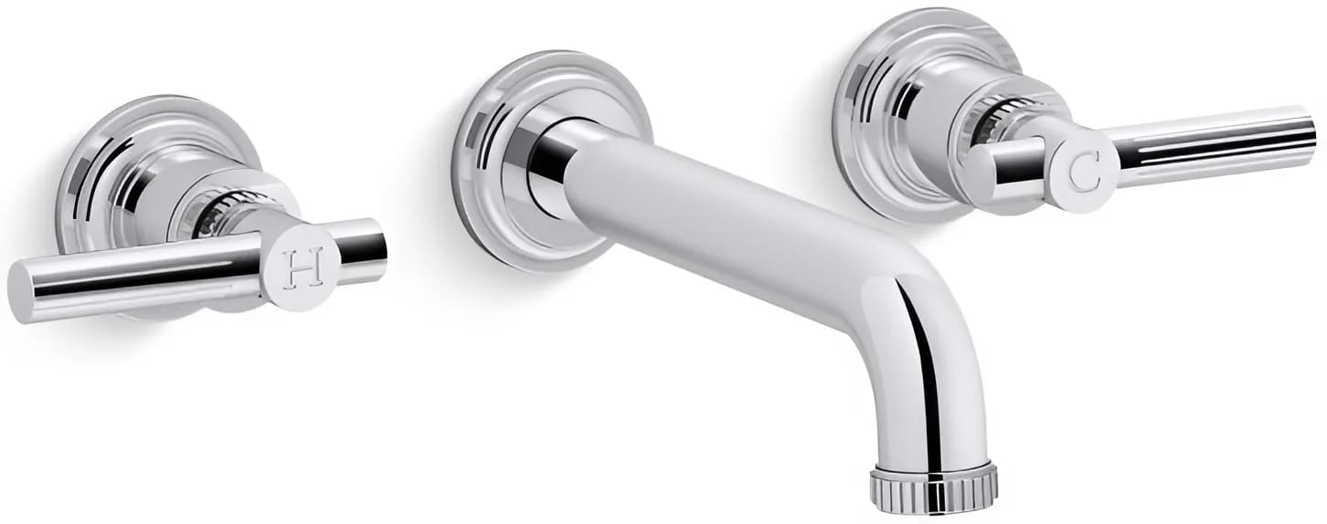 Vòi chậu rửa mặt nóng lạnh Kallista P21223-LV-CP