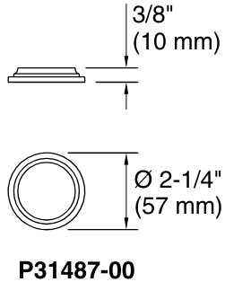 Bản vẽ tay nắm Kallista P31487-00