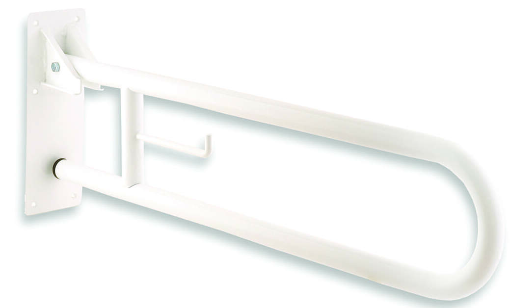 Thanh vịn xoay dọc có giá đỡ cuộn giấy vệ sinh Mediclinics BG2800