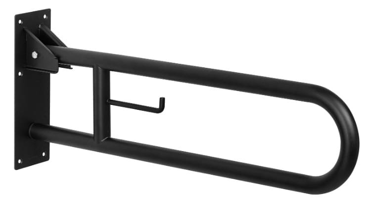 Thanh vịn xoay dọc có giá đỡ cuộn giấy vệ sinh Mediclinics BG2800B