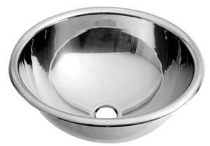 Chậu rửa tròn âm bàn bằng thép Mediclinics SN0031C